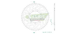Produktzeichnung Kettenrad 51-32231-49